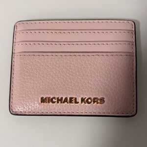Michael Kors Blush Pink Card Holder